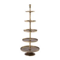 Этажерка ROOMERS TABLEWARE Vintage brass