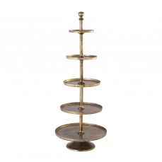 Этажерка ROOMERS TABLEWARE Vintage brass