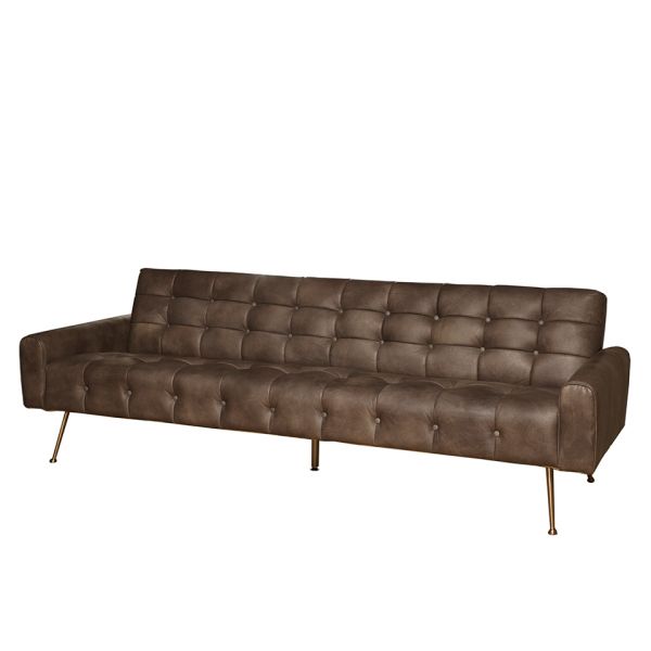 Диван ROOMERS FURNITURE brown/gold