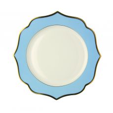 Тарелка обеденная 28 см IONICA, слоновая кость/голубой/золотой LE COQ