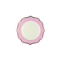 Тарелка LE COQ IONICA white pink 15 см