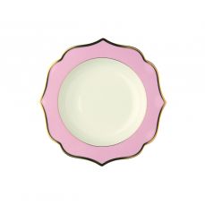 Тарелка суповая 22 см IONICA, слоновая кость/розовый/золотой LE COQ
