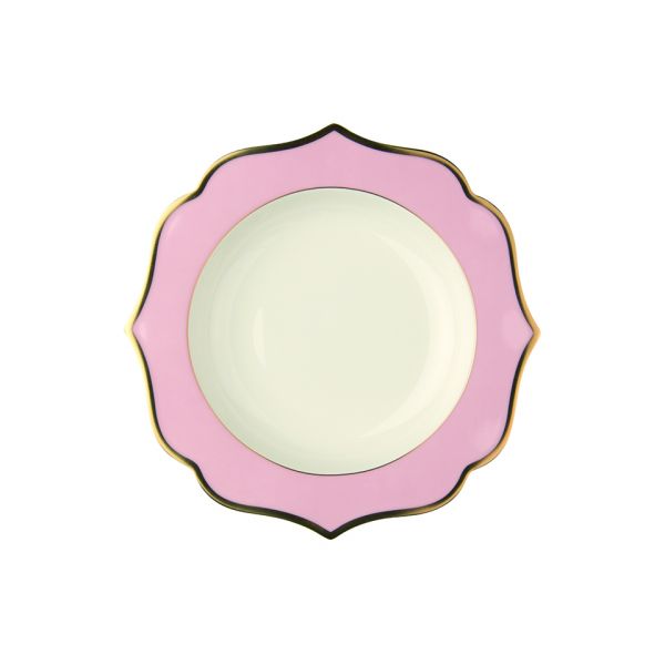Тарелка LE COQ IONICA white pink 22 см