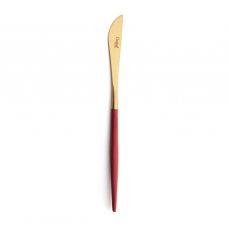 Нож столовый 23 см, red/gold GOA CUTIPOL GO.03RGB