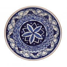 Тарелка обеденная 28 см ALENTEJO TERRACOTA blue/white CASAFINA BY COSTA NOVA