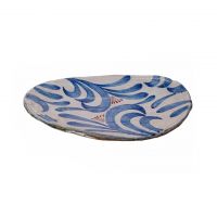 Тарелка ROOMERS TABLEWARE blue/white Y3-5 15x3x24 см