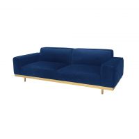 Диван ROOMERS FURNITURE blue/gold