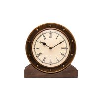 Часы Алейн RESTORATION HARDWARE bronze 6x23x21 см
