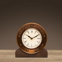 Часы Алейн RESTORATION HARDWARE bronze 5x17x16 см