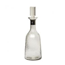 Графин ROOMERS TABLEWARE clear/silver 10x29x10 см