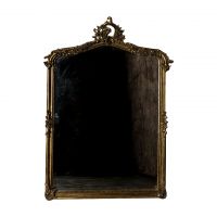 Зеркало ROOMERS FURNITURE brass/brown 103x147 см