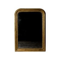 Зеркало ROOMERS FURNITURE brass/brown 90x124 см