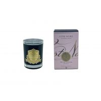 PETAL DE ROSEСвеча 185 гр, черный стаканчик, золотой декор, ВхШхД 13,5х8х8 см соевый воск, время