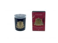 COGNAC ET LE TABACСвеча 450 гр , черный стаканчик, золотой декор ВхШхД 16х10,5х10,5 см время горе