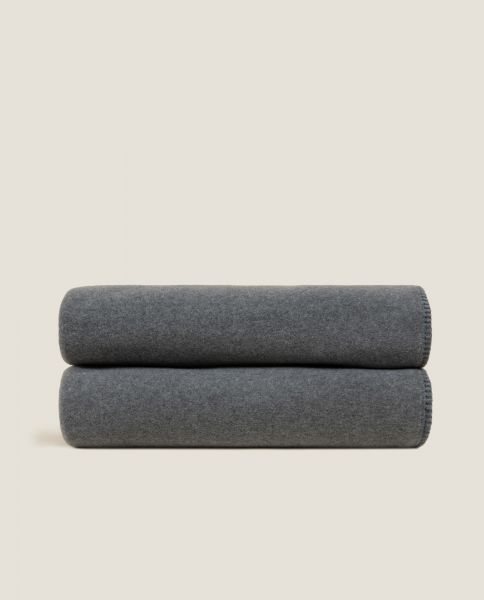 Плед Frati SOFT VISCOSE ANTHRACITE,темно-серый, 160x200, вискоза 30% полиэстер 70%, 510г
