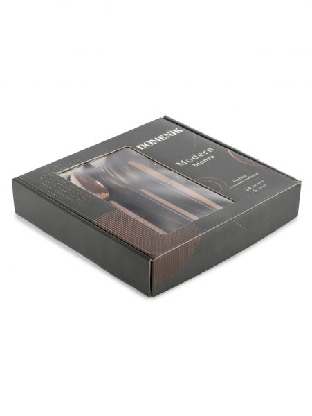 Набор столовых приборов MODERN BRONZE 24пр DOMENIK