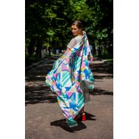 FOLK LAGON ORCHIDEE Шаль 110/190 шелк 100%