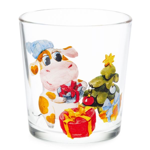 Стакан ОДА ПРАЗДНИЧНЫЕ БЫЧКИ 250мл OSZ