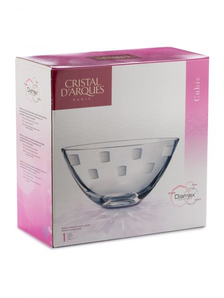 Салатник КУБИК 28см CRISTAL D'ARQUES