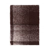 VULCANIC chocolate/white Плед 130/190 89% альпака & 11% нейлон 640 гр