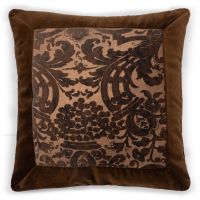 Подушка декоративная Art&Decor на молнии, 45х45 см, 50% вискоза 50% шелк, ручная шелкография FAB_02_45 EMPIRE DESIGN