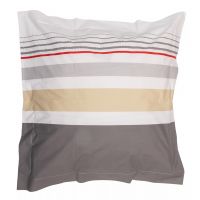 Наволочка SUNSET anthracite 65x65 см, хлопок перкаль Blanc des Vosges