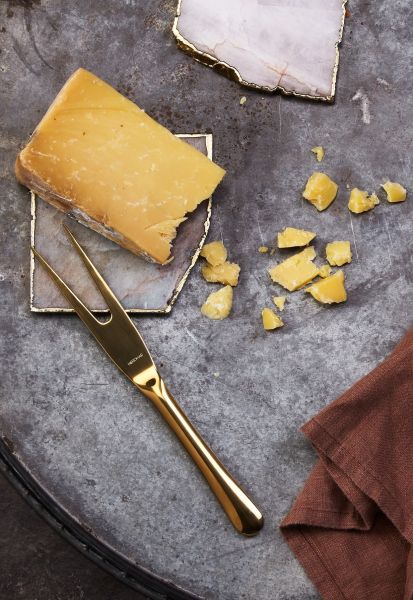Набор ножей Herdmar MUH GOLD для сыра, цвет золотой, нержавеющая сталь 18/10, 5 шт