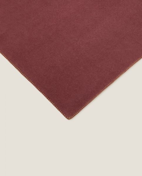Плед Frati SOFT VISCOSE BORDEAUX, бордовый, 130x160, вискоза 30% полиэстер 70%, 510г