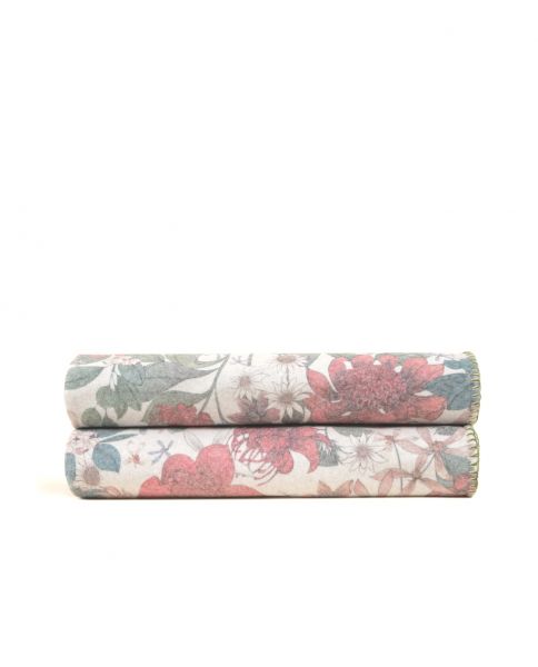 Плед Frati BAMBOO STAMPATO ARMONIES WHITE, 150х200, бамбук 40% полиэстер 60%, 720г