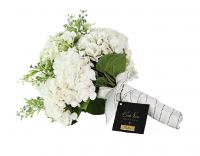 Wrapped Hydrangea BouquetБукет гортензий белый