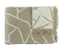 Плед CLAUDI LINEAS GREY, 150х200см, 60% хлопок 40% акрил