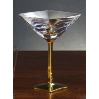 PIPER CHAMPAGNEНабор фужеров-креманок для шампанского 6шт, хрусталь, золото 24К , H 17