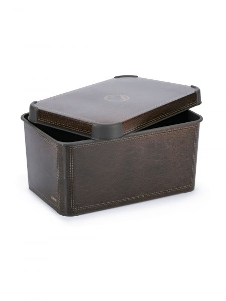 Короб (ящик) для хранения СТОКГОЛЬМ 6л LEATHER CURVER