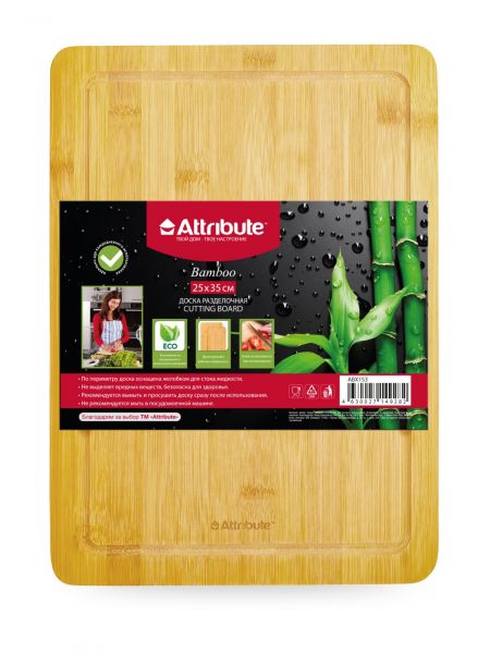 Доска разделочная BAMBOO 25х35см ATTRIBUTE