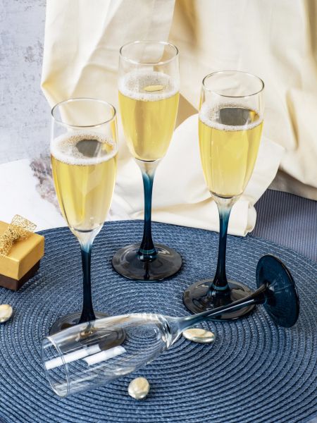 Набор бокалов для шампанского ЭТАЛОН ЛОНДОН ТОПАЗ 6шт 170мл LUMINARC