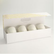 Набор кружек Nippon White Gold 4 шт, 6.7x7.7 см, 170 мл, фарфор TOKYO DESIGN