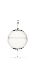 Бонбоньерка CANDY DISH II, диам 100 мм, высота 175 мм муслиновое стекло