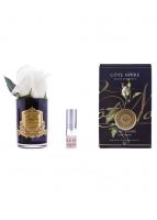 Бутон розы диффузор ROSE BUD ivory , слоновая кость, черная ваза, 1 спрей 5мл 13,5х8х8 см