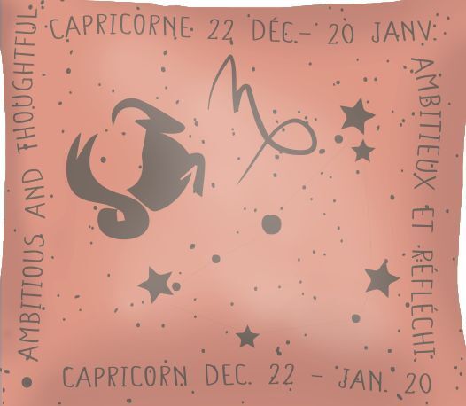 Мыло CAPRICORN знак зодиака Козерог 40гр, аромат роза