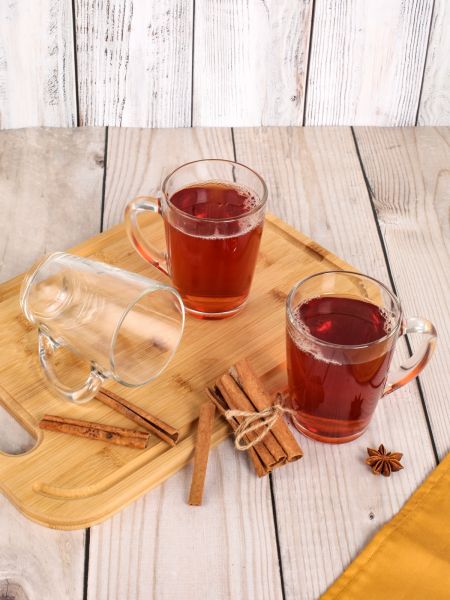 Кружка С ДОБРЫМ УТРОМ прозрачная 320мл LUMINARC