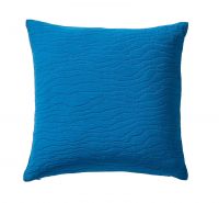 RACINES BLEU PAON подушка декоративная синий 45/45 хлопок пике