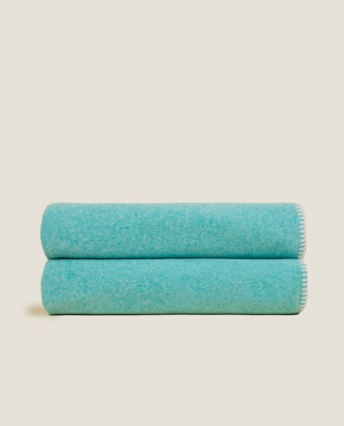Плед Frati SOFT BAMBOO GIADA, бирюзовый, 160х200 см, бамбук 40% полиэстер 60%, 800г
