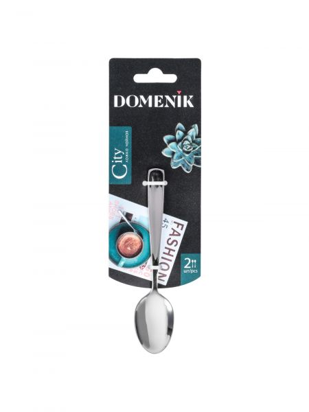 Ложка чайная CITY 2шт DOMENIK