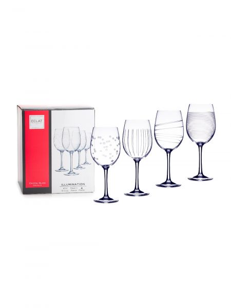 Набор фужеров (бокалов) для вина ИЛЛЮМИНЕЙШН ТЮЛИП 470мл 4шт CRISTAL D'ARQUES