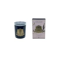 PETAL DE ROSEСвеча 450 гр , черный стаканчик, золотой декор ВхШхД 16х10,5х10,5 см время горения 1