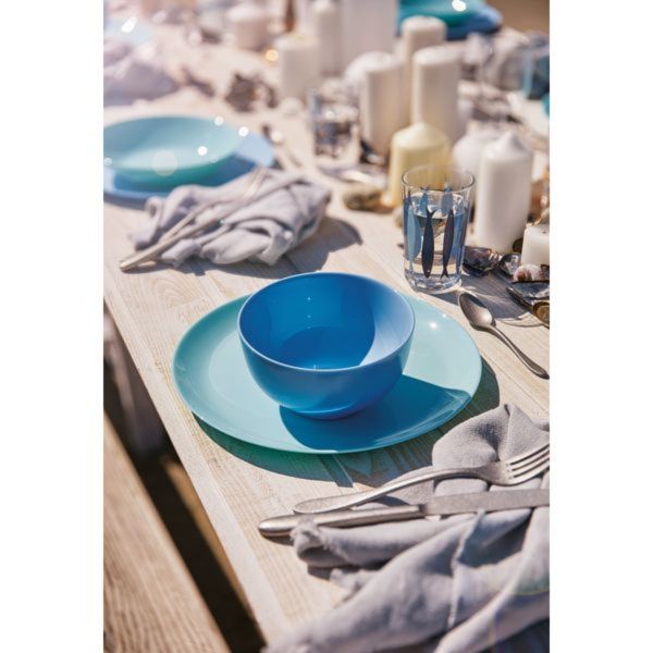 Набор столовый ДИВАЛИ ЛАЙТ ТЮРКУАЗ 18пр LUMINARC