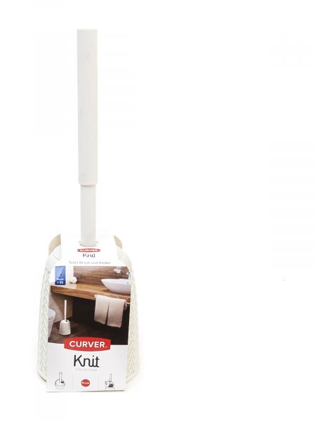 Ерш для туалета KNIT белый CURVER