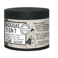 Свеча Mas du Roseau THE NOIR массажная 3 в 1, соевый воск, аромат черный чай, 100 гр