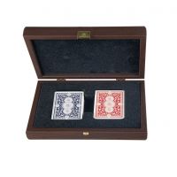 CARDSКарты игральные, отделка корпуса эко-кожа, цвет карамельный, 24х17 см