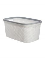 Корзина для белья АРТЛАЙН овальная 32л ПОЛИМЕРБЫТ